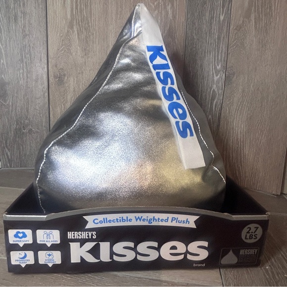 HUGE Hershey’s Kisses Weighted Plush Collectible | Stress Relief Pillow | Gift - Picture 1 of 5